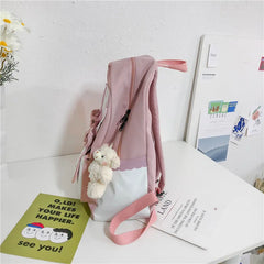 Lolita Rabbit Backpack Bow Ears Sweet School Bag