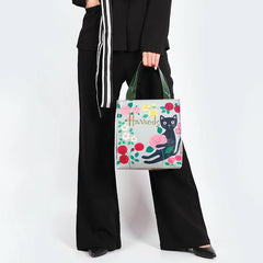London Style Eco-Friendly Flower Tote Shopper Bag