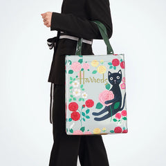 London Style Eco-Friendly Flower Tote Shopper Bag