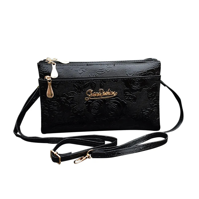 3D Knurling Leather Wallet Clutch Bag for Women