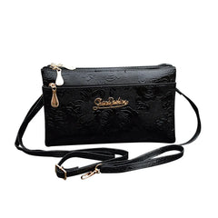 3D Knurling Leather Wallet Clutch Bag for Women