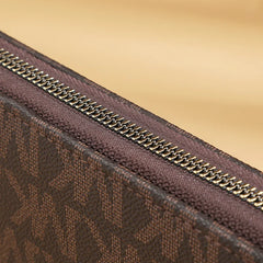 Printed Zipper Handbag Long Wallet for Women and Men