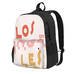 LA Hand Lettered Retro Art Backpacks Men & Women