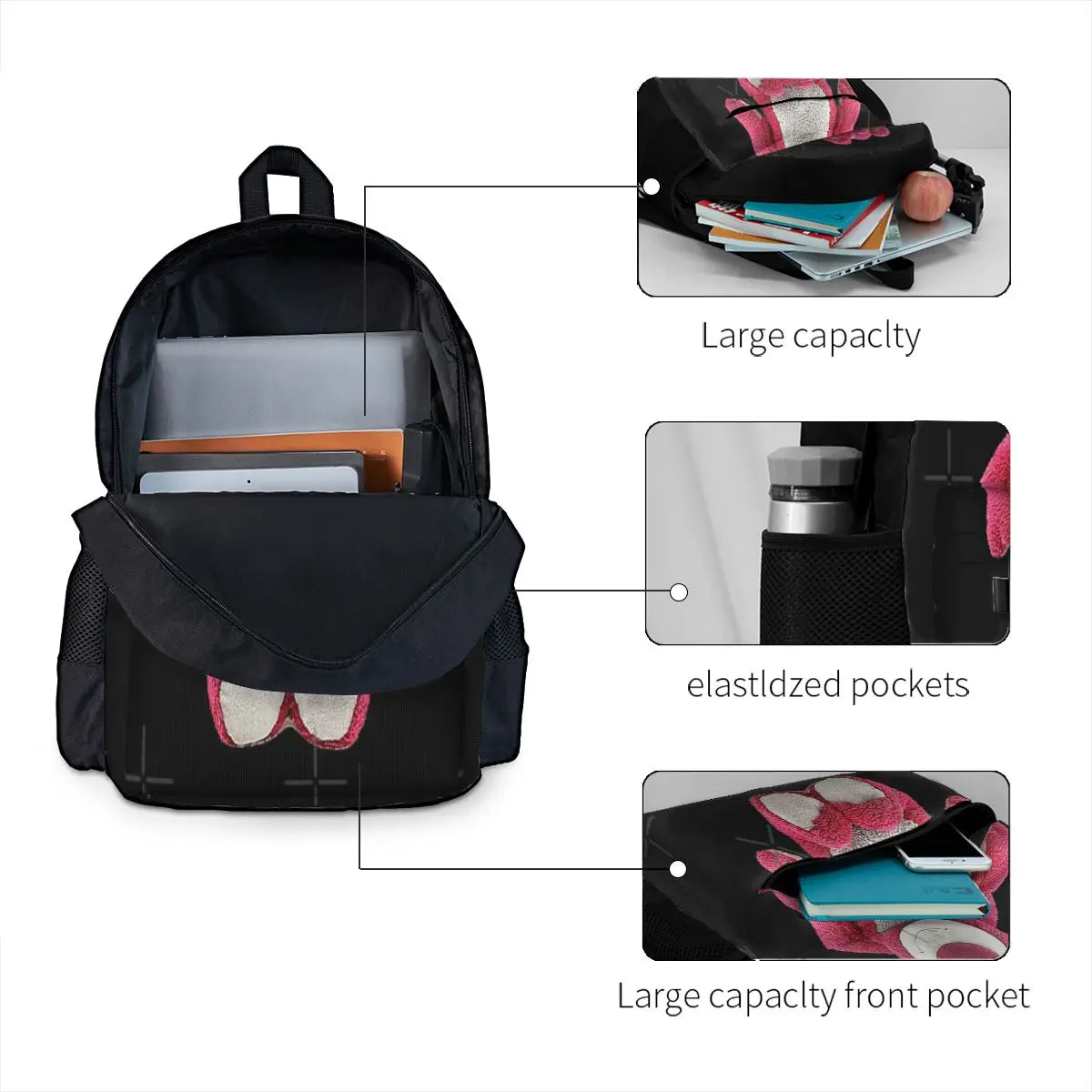 Lotso Huggin Bear 56 Backpacks Men's & Women's Bags
