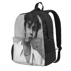 Louis Partridge Backpacks Men's & Women's Zipper School Bag Girl