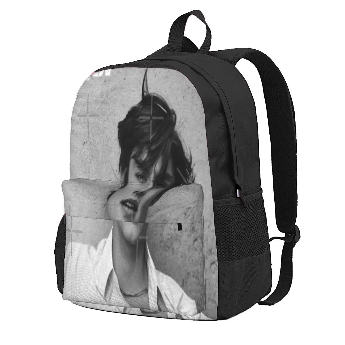 Louis Partridge Modeling Backpack Men's & Women's Bags