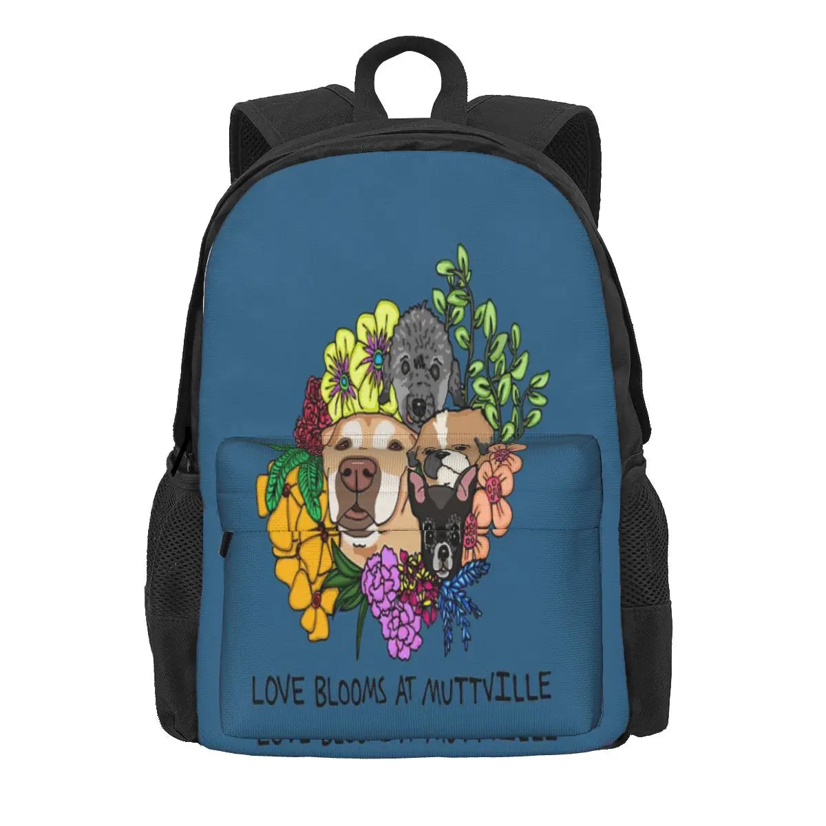 Love Blooms At Muttville Backpacks Men's Backpacks
