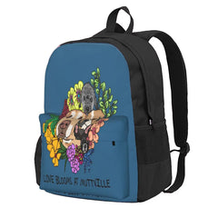Love Blooms At Muttville Backpacks Men's Backpacks