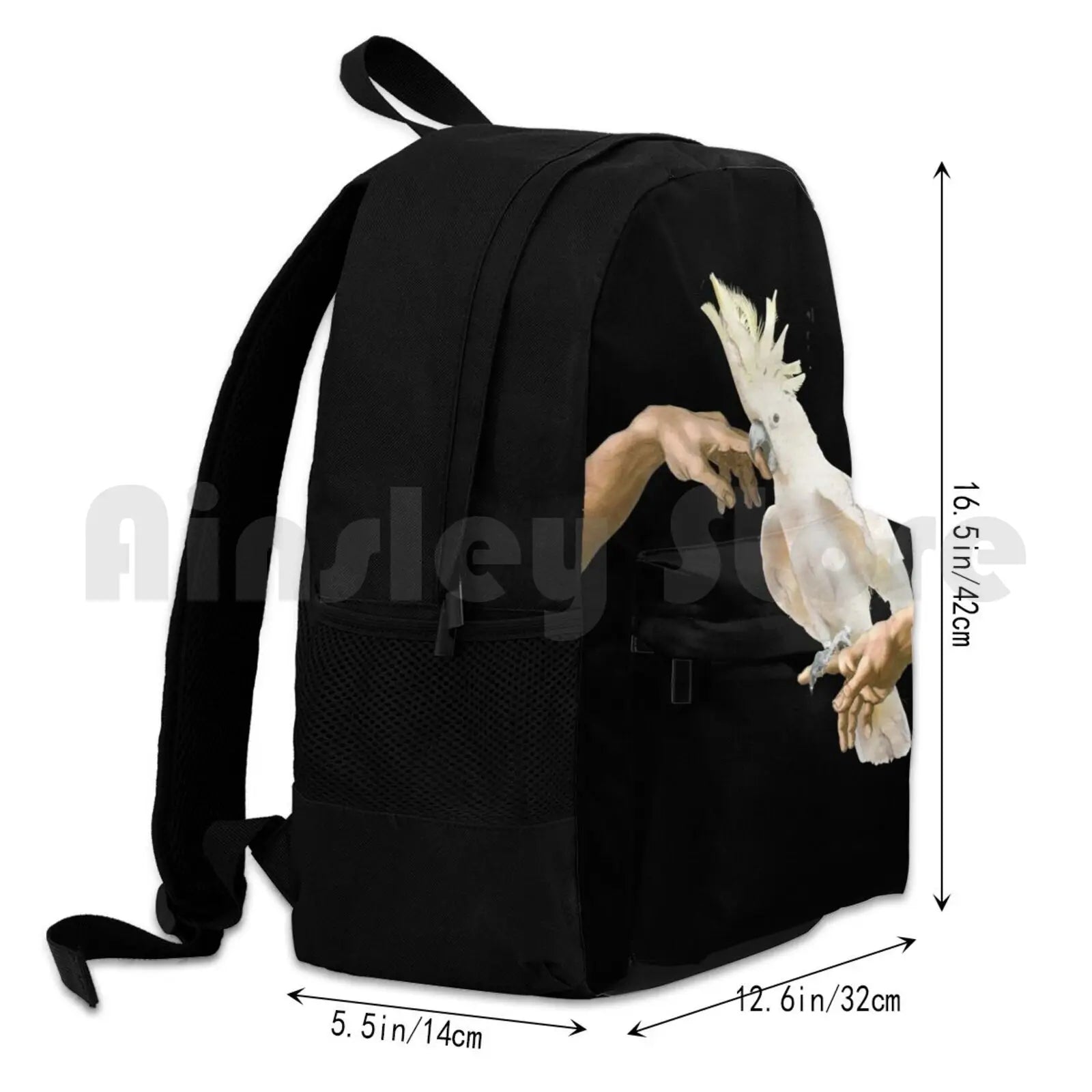 Funny Parrot Cockatoo Hiking Backpack