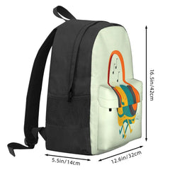 Love Song Backpacks Men's & Women's Zipper Close Backpacks