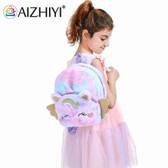 Lovely Soft Girl Plush Backpacks Student Backpacks Kindergarten