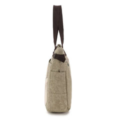 Cat Canvas Handbag Girls Ladies Large Capacity Zipper Shoulder Bag