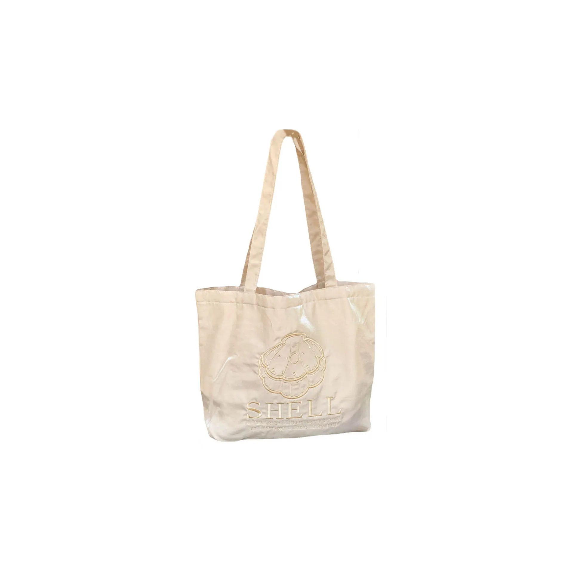 Embroidery Casual Tote Bags for Girls Large Capacity Canvas Shopper Bags