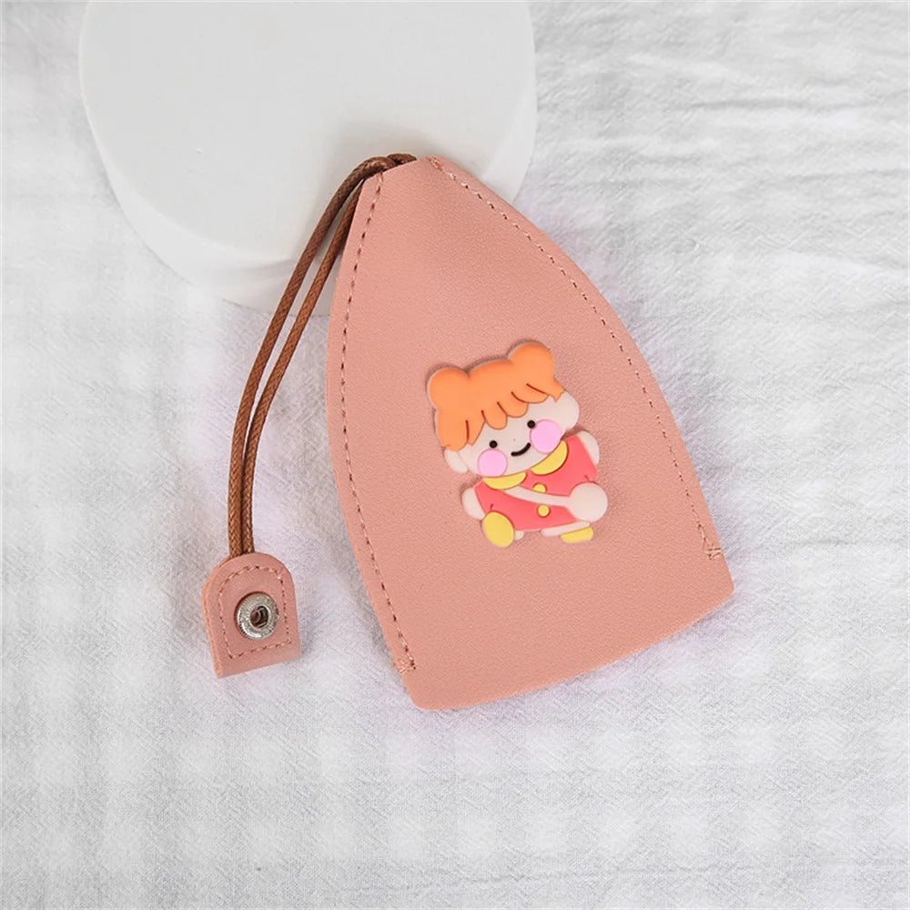 Lovely Fruits Unisex Pull Type Key Bag PU Leather Key Wallet