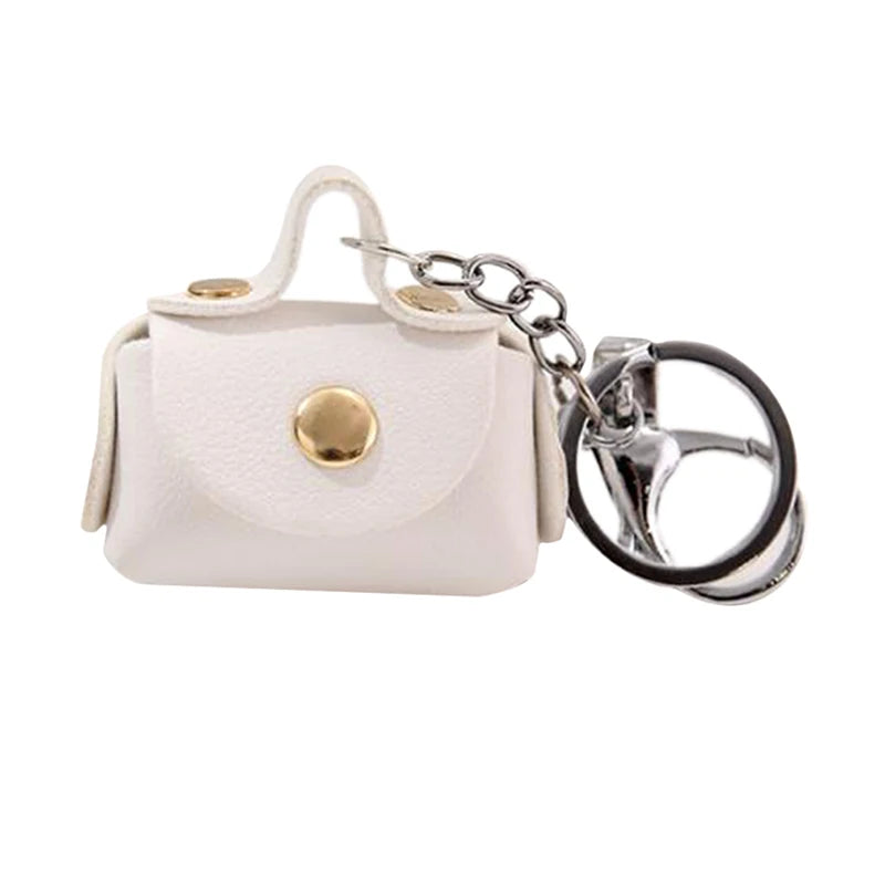 Leather Key Wallet for Women Small Handbag Bags Charming Purse Key Ring Pendant