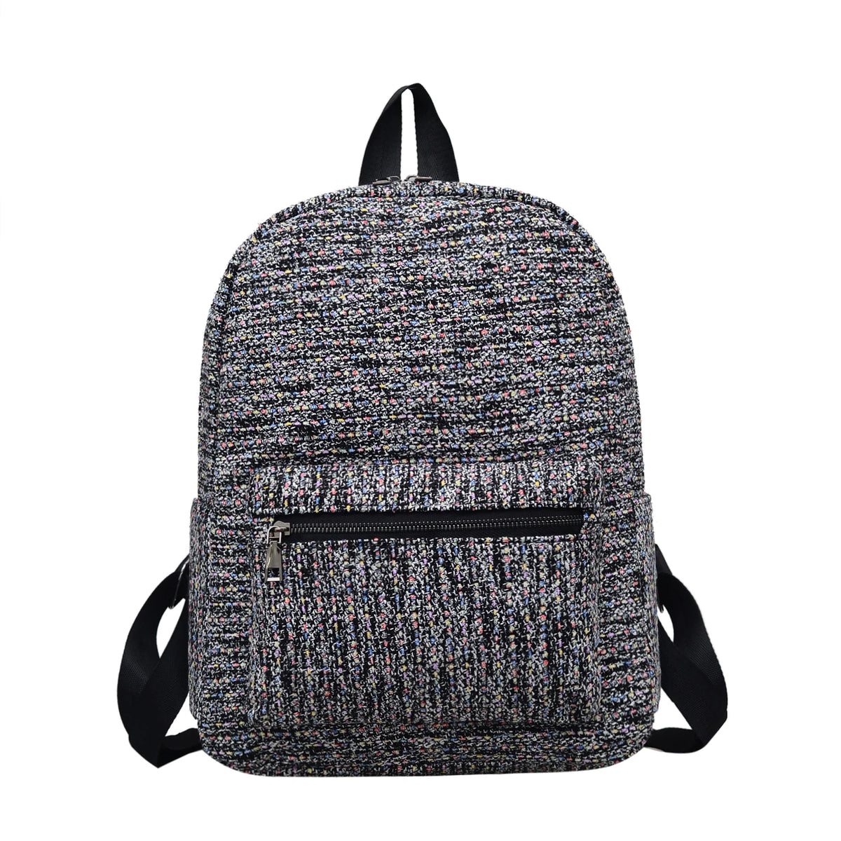 Vintage Women Backpack Cotton Shoulder School Book Bag