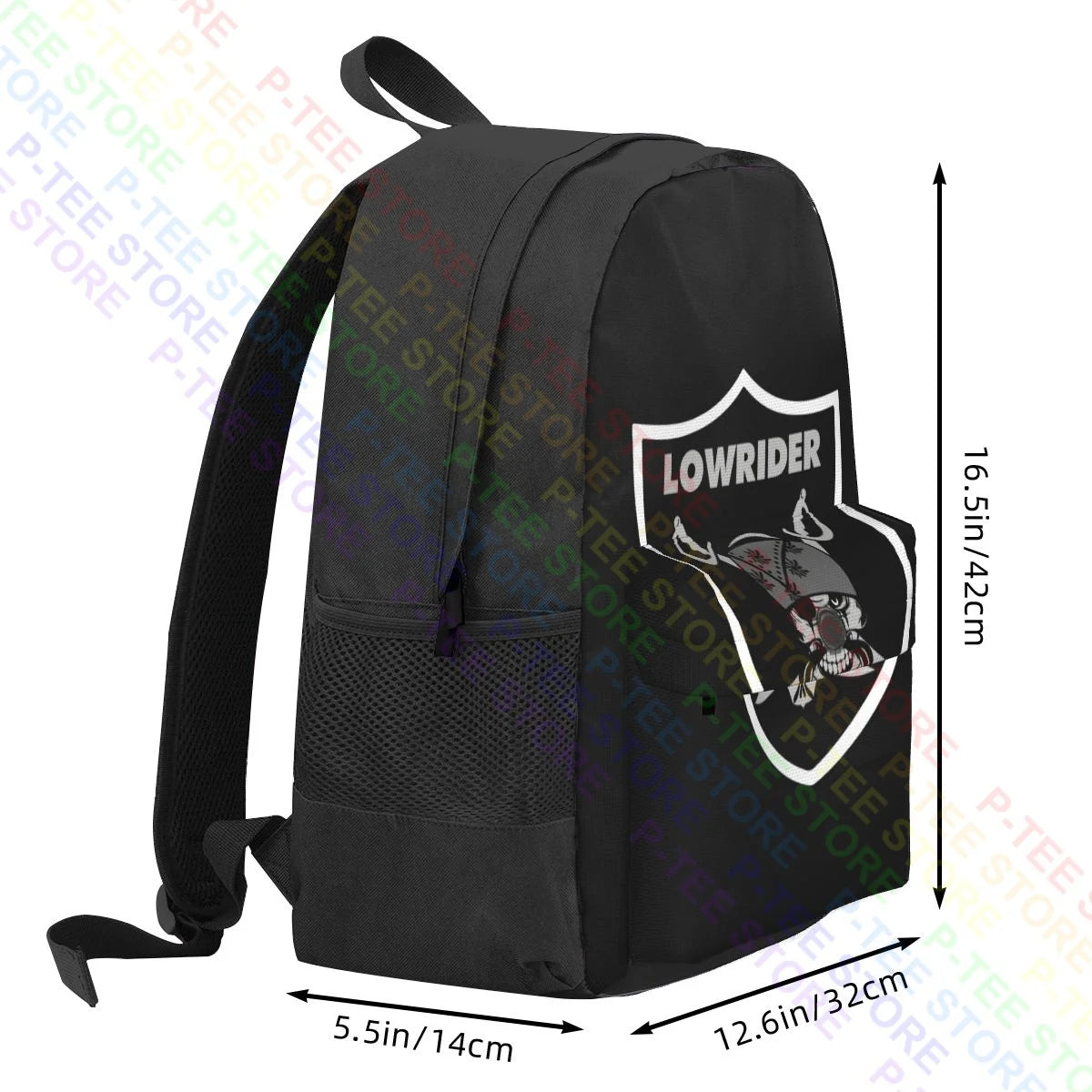 Chicano Gangsta Cholo Thug Raider Large Capacity Backpack Bookbag