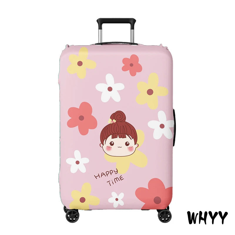 Removeable Elastic Dust Cover Anti-scratch Luggage Cover Travel Accessories