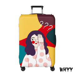 Thickened Luggage Cover Elastic Scratch Resistant 18-32 Inch Travel Set