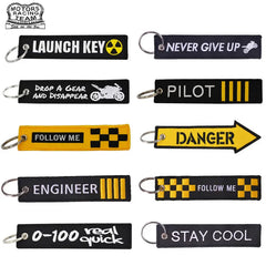 Embroidered Luggage Tag for Flight Crew Pilot Aviation Lover