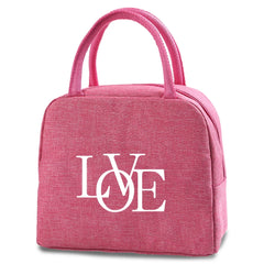 Canvas Lunch Bag Women Insulated Thermal Organizer Waterproof Cooler Tote