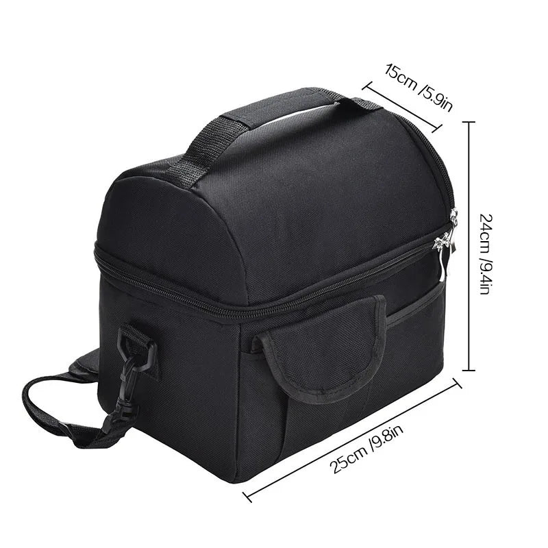 Reusable Insulated Lunch Bag 8L Cooler Warm Keeping Leakproof Waterproof