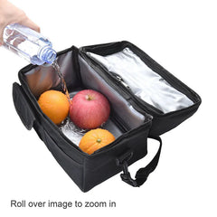 Reusable Insulated Lunch Bag 8L Cooler Warm Keeping Leakproof Waterproof