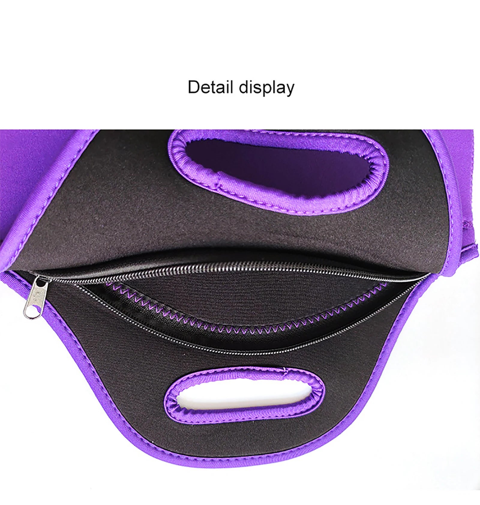 Large Capacity Thermal Lunch Bag for Students Adults Black/Red/Purple