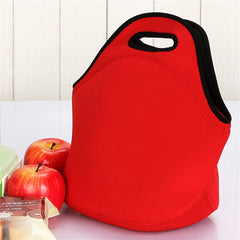 Large Capacity Thermal Lunch Bag for Students Adults Black/Red/Purple