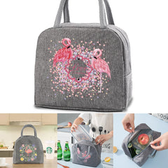 Flamingo Insulated Lunch Bag Waterproof Tote Pack