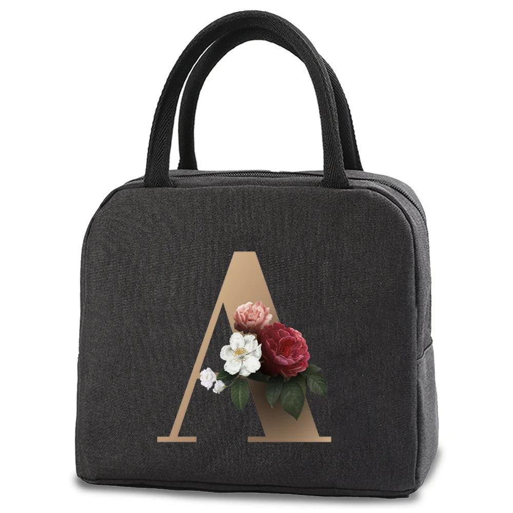 Women's Lunch Bag Tote Thermal Box for Picnics and Travel
