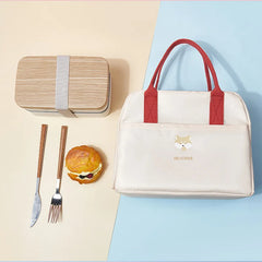 Women's Thermal Lunch Box Bag Waterproof Insulated Bento Bag