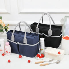 Large Capacity Thermal Insulated Lunch Box Tote Bag