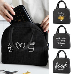 Insulated Cooler Lunch Bag for Women Kids School Picnic Dinner Thermal Portable