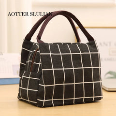 Lunchbag Tote Bag Cold Insulation Thermal Picnic Carry Case Lunch Organizer