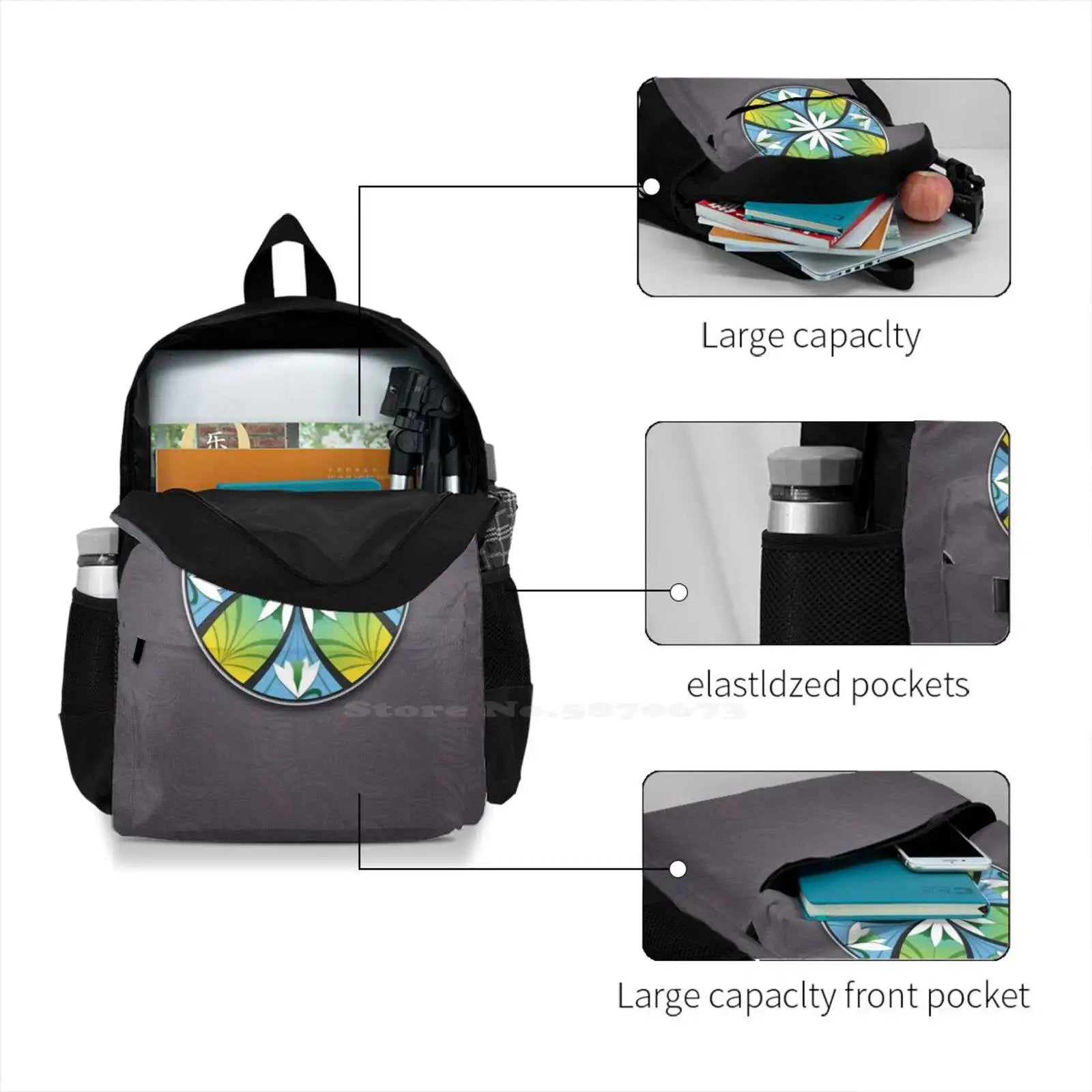 Luthien's Laptop Backpack for Travel - Silmarillion Inspired Bag