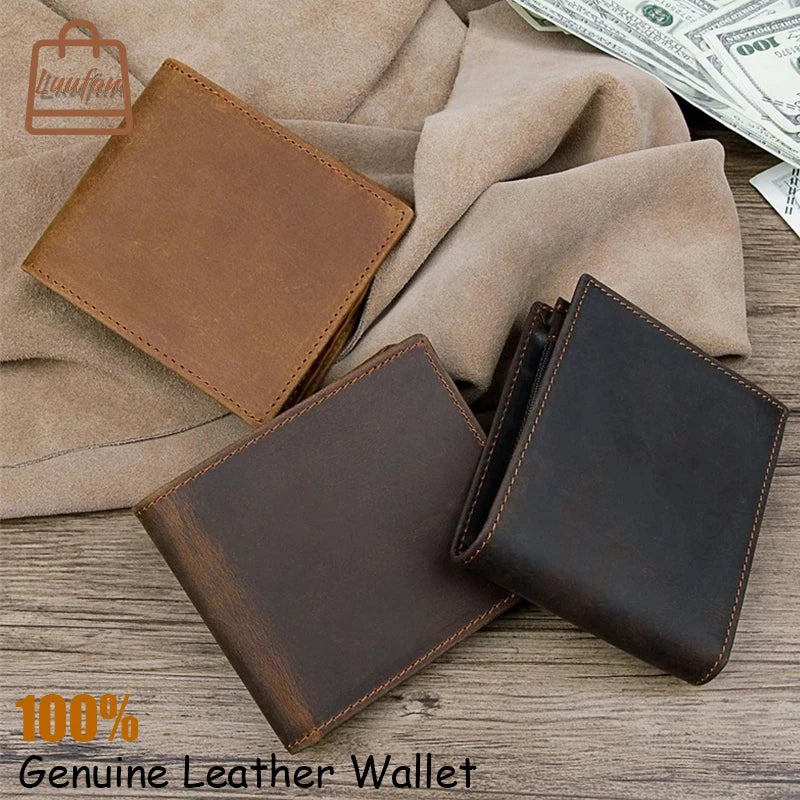 Classic Full Grain Leather Wallet for Men