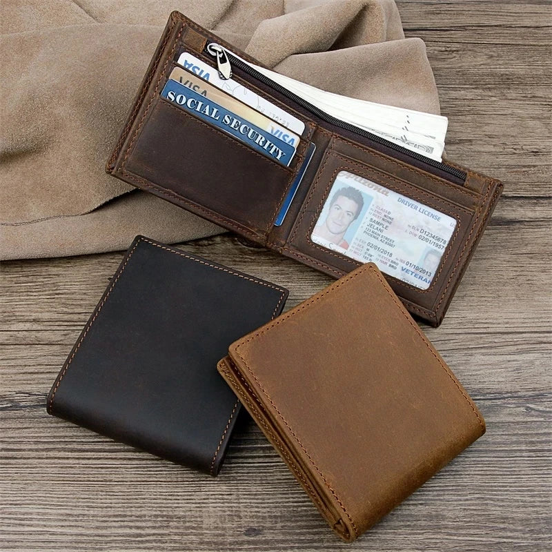 Classic Full Grain Leather Wallet for Men