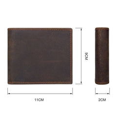 Classic Full Grain Leather Wallet for Men