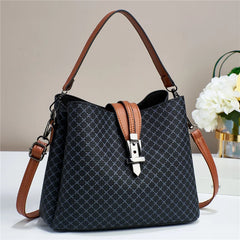 Women's Large-Capacity Shoulder Bag Casual Bucket Bag