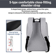 15.6 Inch Laptop Lightweight Shoulder Backpack Waterproof Daypack Bag