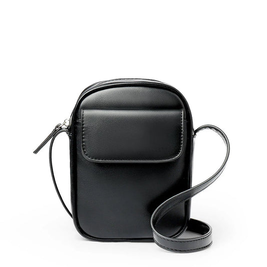 Mini PU Leather Shoulder Bag Women Crossbody Purse Zipper