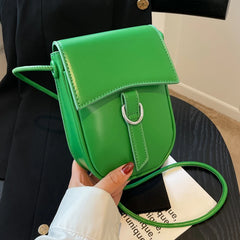 Mini Shoulder Bag Soft PU Leather Crossbody Clutch Phone Purse Women's Messenger