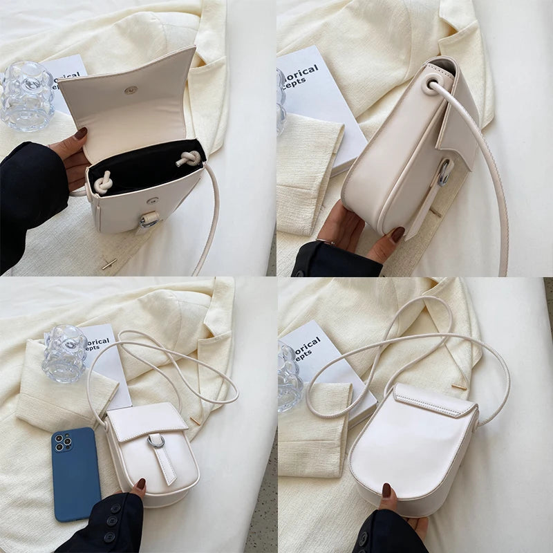 Mini Shoulder Bag Soft PU Leather Crossbody Clutch Phone Purse Women's Messenger