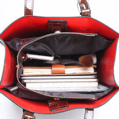 Women Composite Bags Handbags Purse Messenger Bag Tote+Shoulder Crossbody Bag