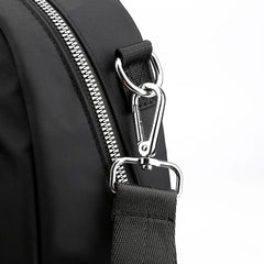 Nylon Backpack for Teen Girls Multi-pocket School Bag Plaid