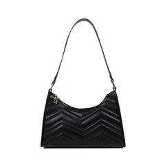 Women Square Shoulder Bag PU Leather Handbag Retro Rhombic Pattern Crossbody