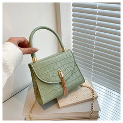 Women's Tote Bag With Tassel Chain Shoulder Bag