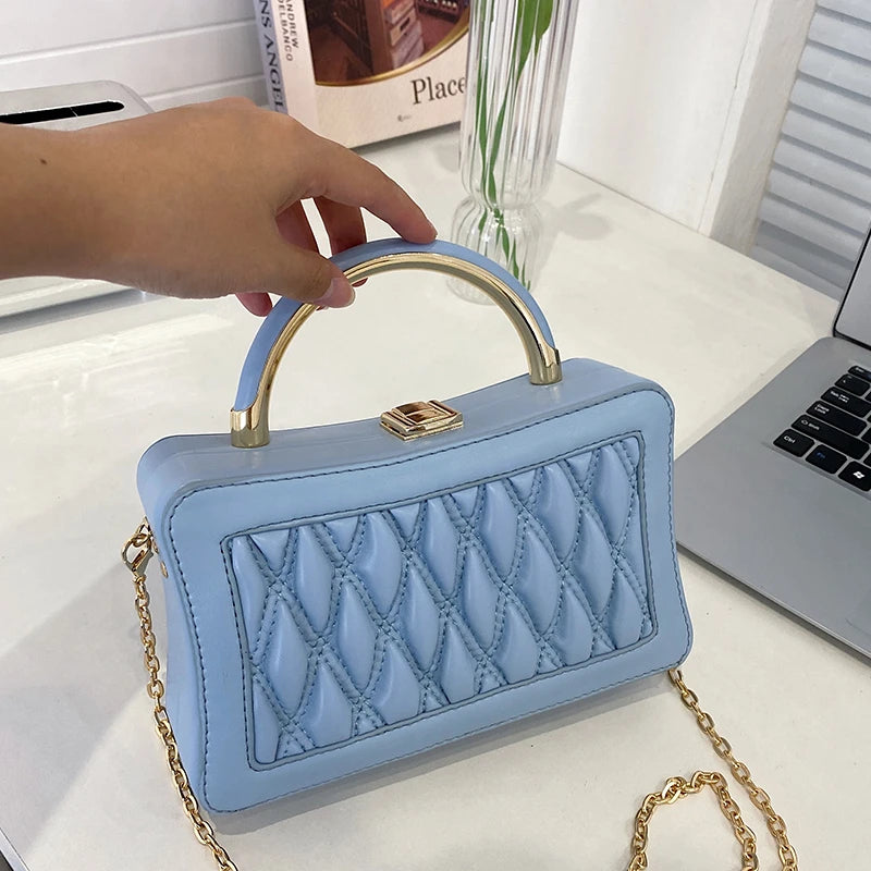 Band Box Tote Handbag Purse Women Shoulder Crossbody Bag