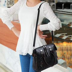 4 Pcs Large Capacity Women's Leather Tote Shoulder Bags